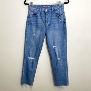 Joe’s The OG Delia Distressed Slim Straight Jeans